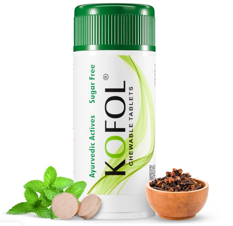 Kofol Chewable Tablets for Sore Throat, Dry Cough & Throat Irritation
