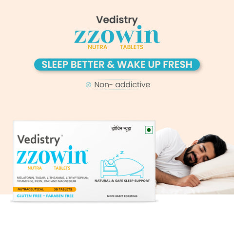 Zzowin Tablets for Insomnia & Better Sleep