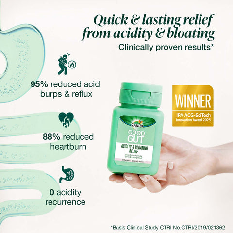 Fast Relief from Acidity & Bloating + Gut Care